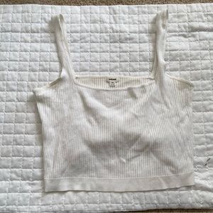 Garage Cropped Ribbed Tank